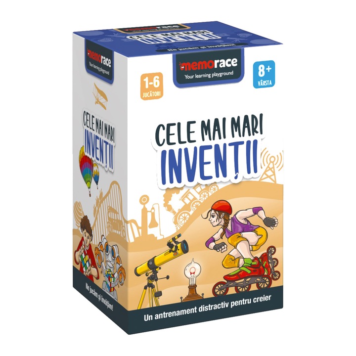 Joc educativ MemoRace - Cele mai mari inventii
