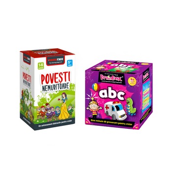 Pachet educativ: BrainBox - ABC + Memorace - Povesti nemuritoare Pachet educativ: BrainBox - ABC + Memorace - Povesti nemuritoare