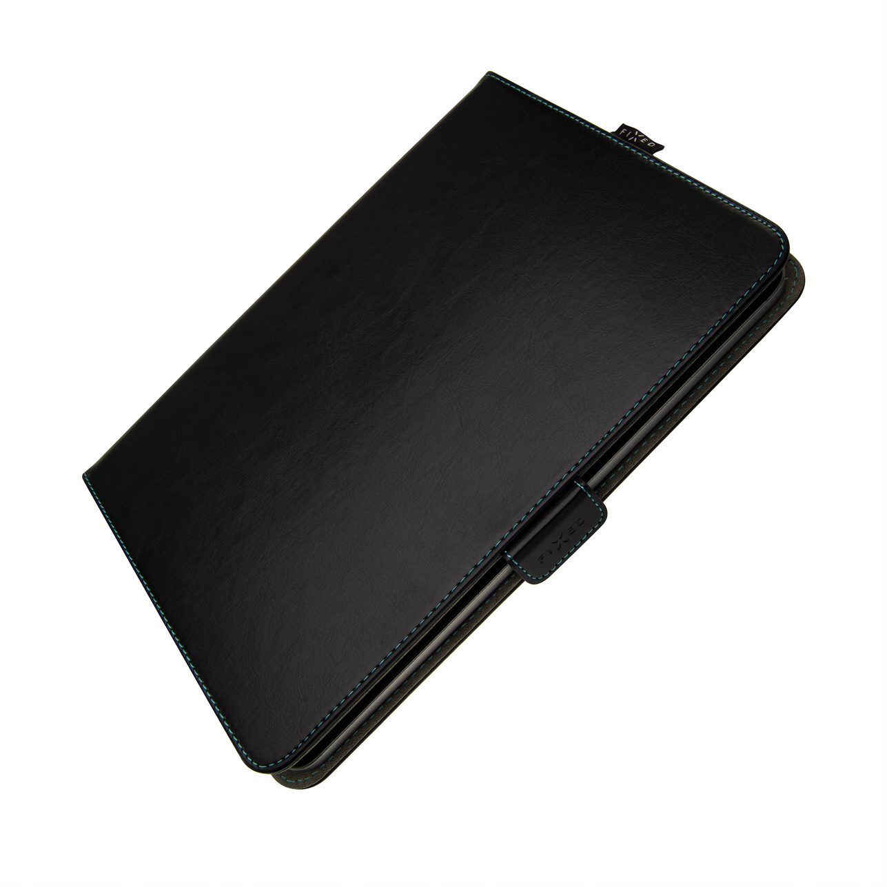 Husa universala Fixed, Novel Tab 10 - 11 ", Piele ecologica, Compartiment stylus, Negru