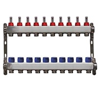 distribuitor inox 1quot  10 circuite cu debitmetre pentru incalzirea in pardoseala daver imagen 39_0_
0