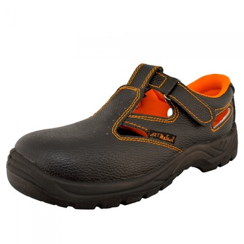 Sandale de siguranta ARTMAS cu varf din otel, marimea 39, culoare negru, BSSB1 Sandale de siguranta ARTMAS cu varf din otel, marimea 39, culoare negru, BSSB1