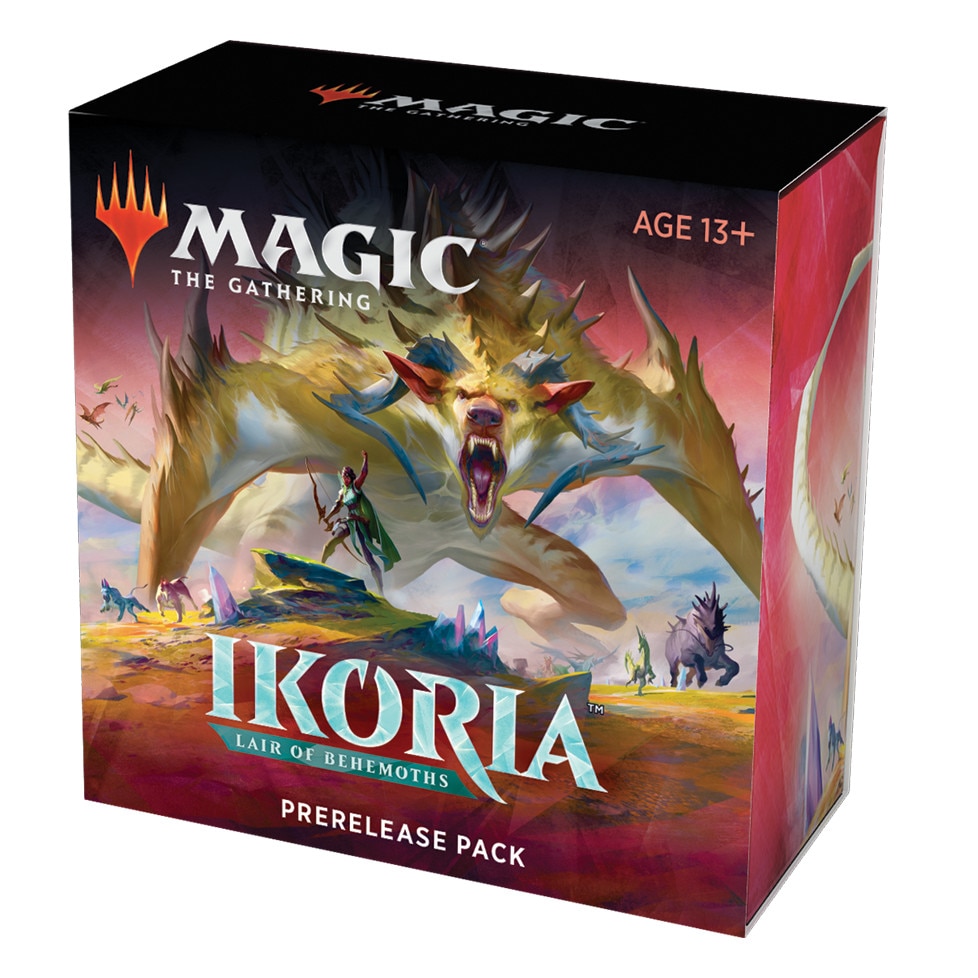 Extensie, Magic the Gathering, Ikoria Lair of Behemoths Prerelease, carton, multicolor, + 13 ani, 10.8x10.8x5.5 cm