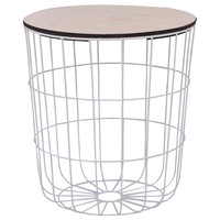 masuta de cafea vidaxl metalmdf 395 x 425 cm alb imagen 51_0_
0