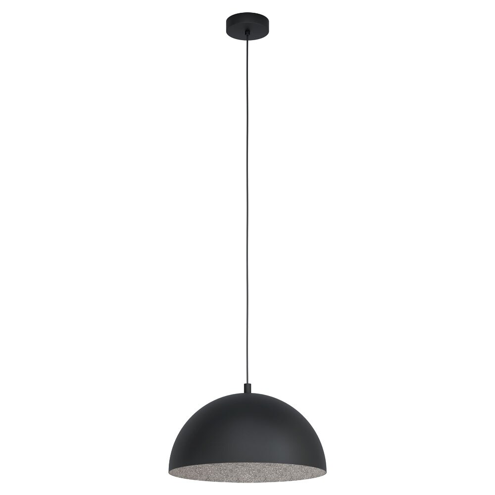 Pendul EGLO GAETANO 1 99451, E27 1X40W IP20, Negru, gri