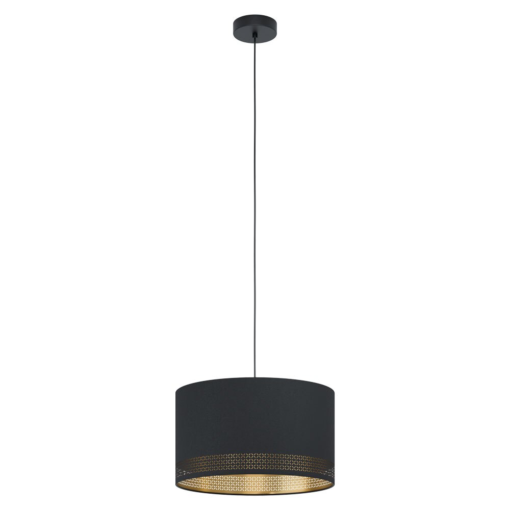 Pendul EGLO ESTEPERRA 99273, E27 1X40W IP20, Textil, Negru, Auriu