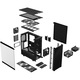 Компютърна кутия Fractal Design Define 7 Compact Dark Tempered Glass, Mid-Tower, Без захранващ блок, ATX, Black