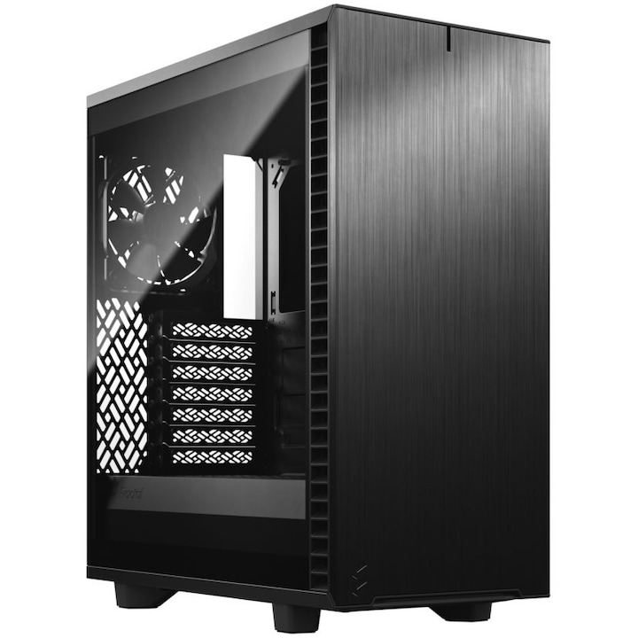 Компютърна кутия Fractal Design Define 7 Compact Light Tempered Glass, Mid-Tower, Без захранващ блок, ATX, Black