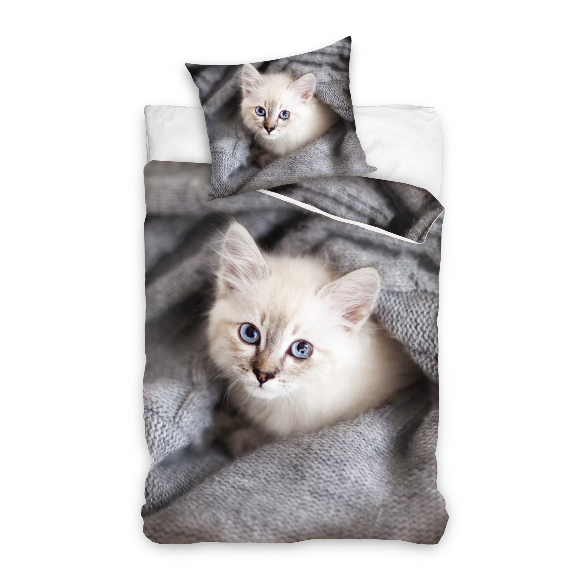 Lenjerie de pat tineret Kitten, 140x200 cm