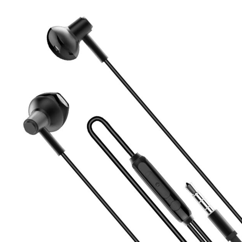 Casti cu fir, X.O. EP19, in-ear, negru