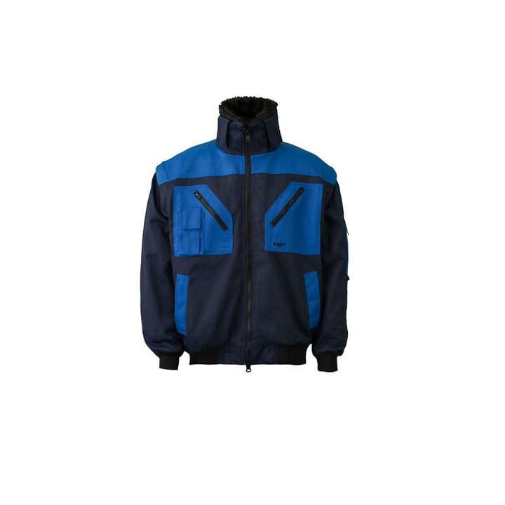 Jacheta protectie, Top Falcon, Bumbac/Poliester, Bleumarin, M
