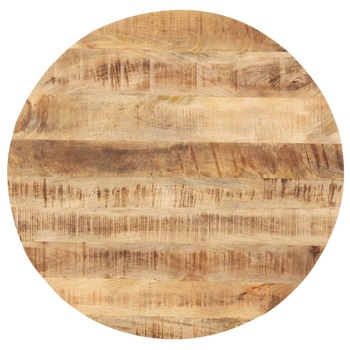 Blat de masa, 40 cm, lemn masiv de mango, rotund, 25-27 mm Blat de masa, 40 cm, lemn masiv de mango, rotund, 25-27 mm