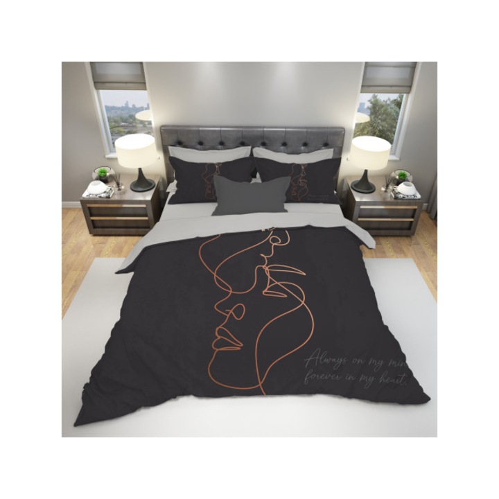 Спален Комплект Intermatrak Nicole Taneff G1396, Памучен Сатен, Единично Легло, Без Чаршаф