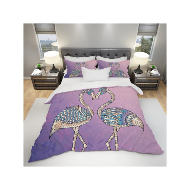 Спален Комплект Intermatrak Nicole Taneff G1112, Памучен Сатен, Единично Легло, Без Чаршаф