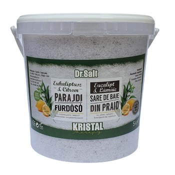 Sare de baie din Praid cu ulei esential de eucalipt si lamaie 5kg Sare de baie din Praid cu ulei esential de eucalipt si lamaie 5kg