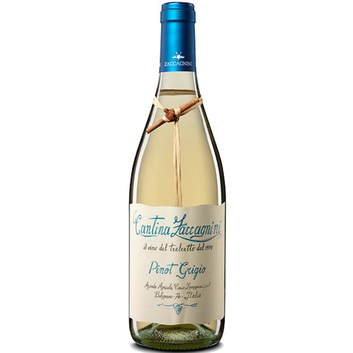 Бяло вино Zaccagnini Tralcetto Pinot Grigio Terre Di Chieti, Пино Гриджо, Италия, 750 мл