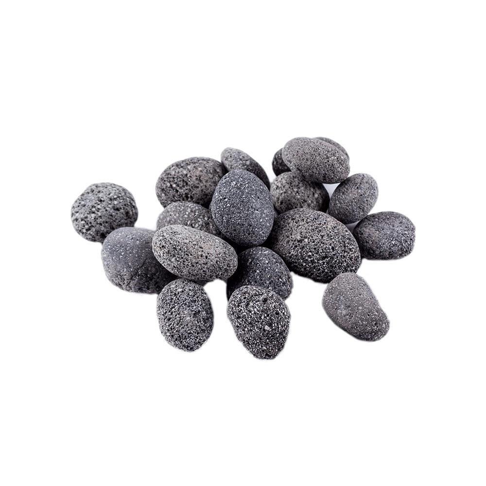 Pietre decorative Lava Black, Piatraonline, Sac 20 kg