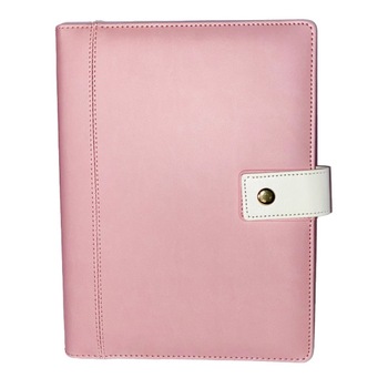 Agenda A5 organizer, Quartz, Office, alb/roz pastel, 50 file Agenda A5 organizer, Quartz, Office, alb/roz pastel, 50 file