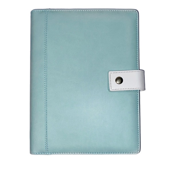 Agenda A5 organizer, Quartz, Office, turcoaz/alb, 50 file