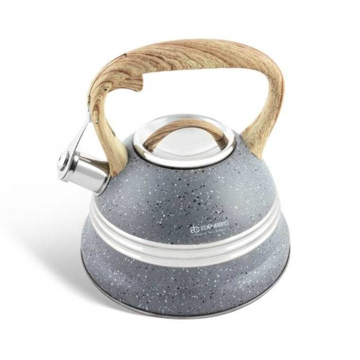 Чайник EDENBERG EB-8808, сив мрамор, 3.0Л