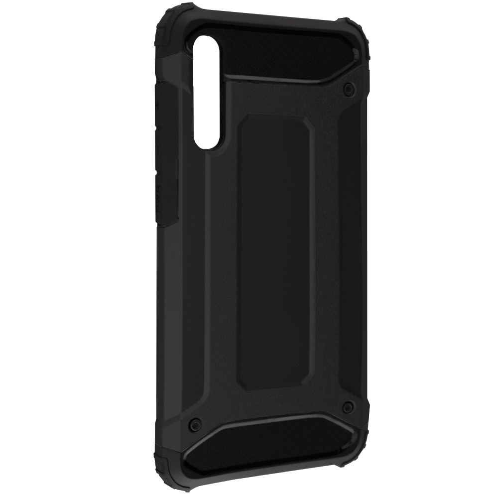 Husa pentru Samsung Galaxy A70s A707 / A70 A705, Techsuit, Hybrid Armor, Neagra