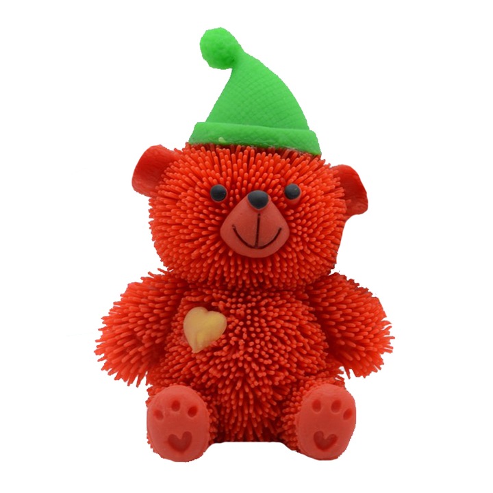 Mackó figura 9 cm Midex 591507, Piros