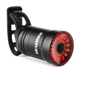 Lumina inteligenta pentru frana de bicicleta, Leadbike, Incarcare USB, 6 moduri de iluminare, IPX6, Aluminiu, Rosu Lumina inteligenta pentru frana de bicicleta, Leadbike, Incarcare USB, 6 moduri de iluminare, IPX6, Aluminiu, Rosu