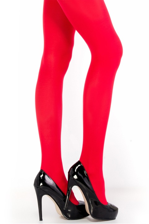Penti, Magas derekú harisnyanadrág - 40 DEN, Piros, XL