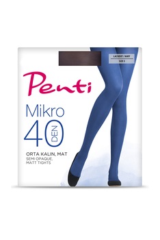 Dres stramt dama Micro 40 Den, Penti, albastru inchis Dres stramt dama Micro 40 Den, Penti, albastru inchis