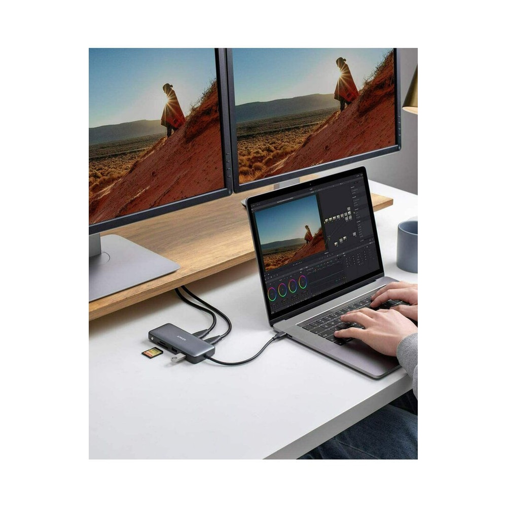 Anker PowerExpand 8-in-1 Adattatore USB-C - 100W PD, HDMI 4K, Ethernet, SD Card Per MacBook - Foto 11