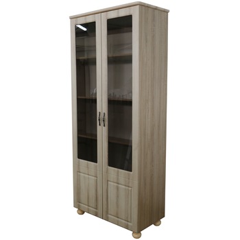 Vitrina cu 2 usi Dynasty, Sonoma, 93 x 216 x 47 cm Vitrina cu 2 usi Dynasty, Sonoma, 93 x 216 x 47 cm