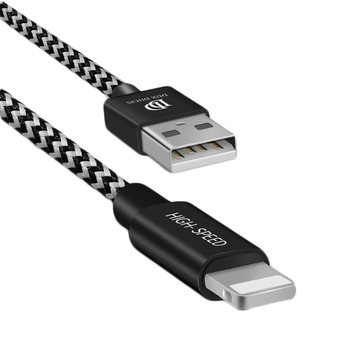 Cablu Date si Incarcare USB la Lightning DUX DUCIS K-ONE Series, 2 m, 2.1A, Negru Cablu Date si Incarcare USB la Lightning DUX DUCIS K-ONE Series, 2 m, 2.1A, Negru