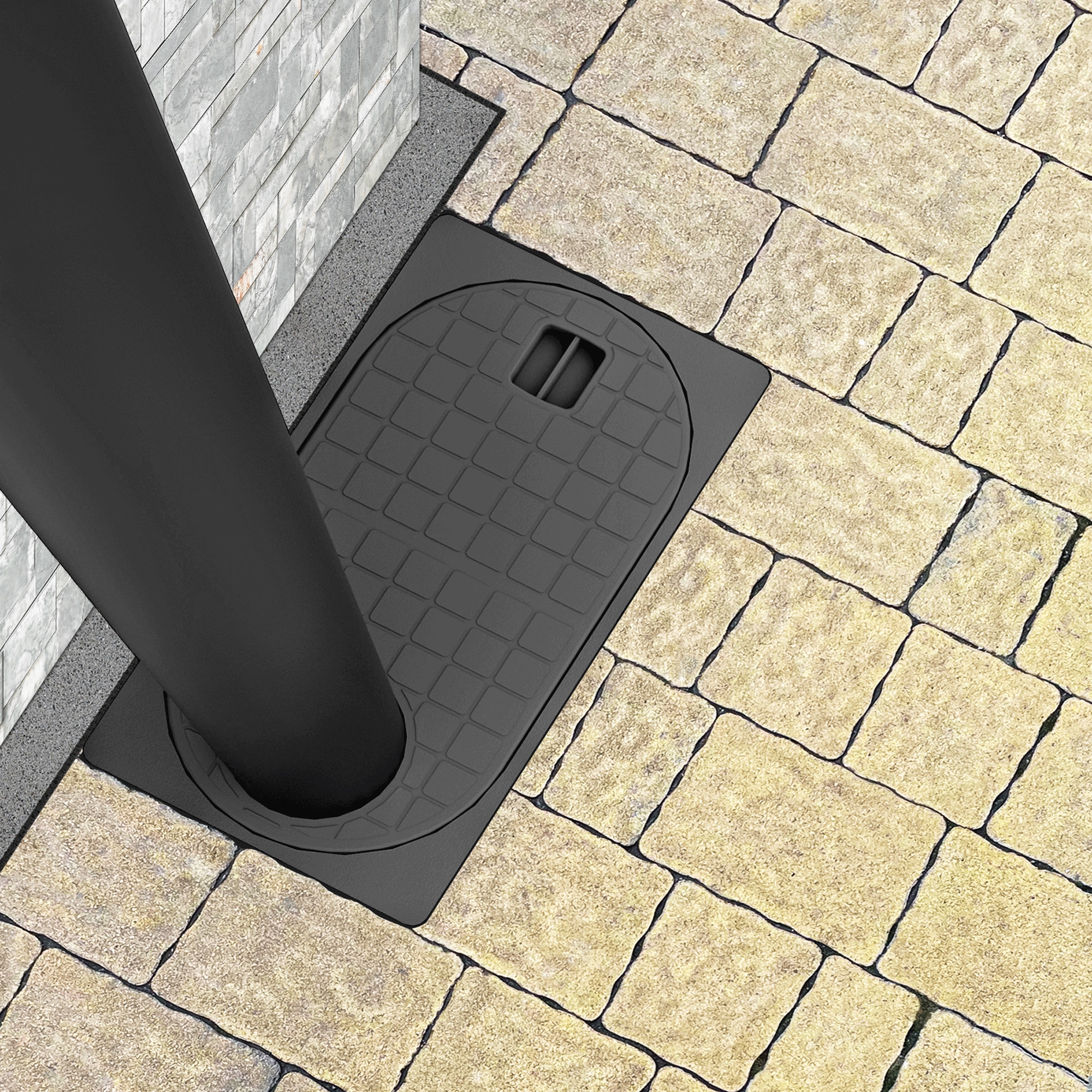 Kit camin scurgere burlan Plastic, Easy, VODALAND, 303x164x208, Gri, D ...