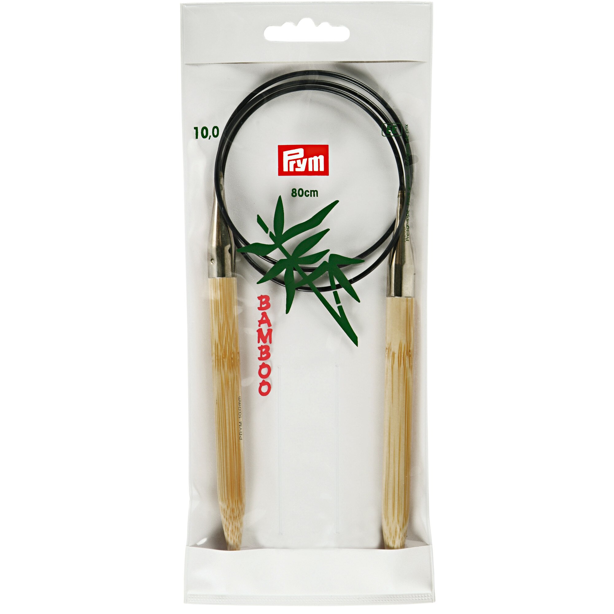 Andrele circulare, din bambus, de 10 mm, lungime 80 cm, Prym Bamboo