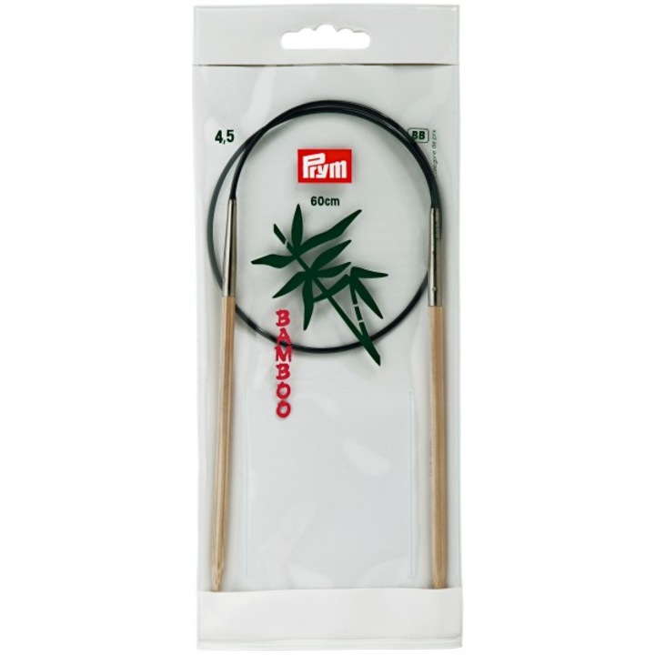 Andrele circulare, din bambus, de 4 mm, lungime 60 cm, Prym Bamboo