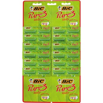 Set 24 Aparate de Ras BIC Pure cu 3 Lame, Lame Inoxidabile Set 24 Aparate de Ras BIC Pure cu 3 Lame, Lame Inoxidabile