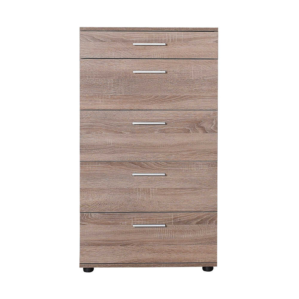 Comoda cu 5 sertare, Sani SFN-550-LL-1, 60/108/44, Latte