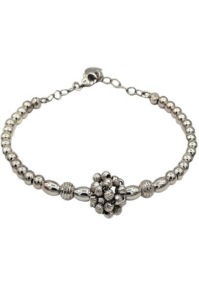 Bratara dama Ag 925, Alb - Argintiu