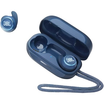 Casti Audio sport In Ear JBL Reflect Mini NC, True Wireless, Bluetooth, Noise cancelling, Autonomie 14 ore, Albastru Casti Audio sport In Ear JBL Reflect Mini NC, True Wireless, Bluetooth, Noise cancelling, Autonomie 14 ore, Albastru
