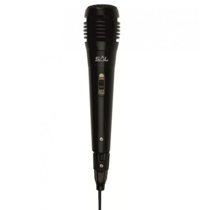 Микрофон SAL, динамичен ръчен, 6,3 mm XLR конектор