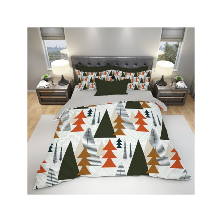 Спален Комплект Intermatrak Nicole Taneff G1312, Памучен Сатен, Единично Легло, Без Чаршаф