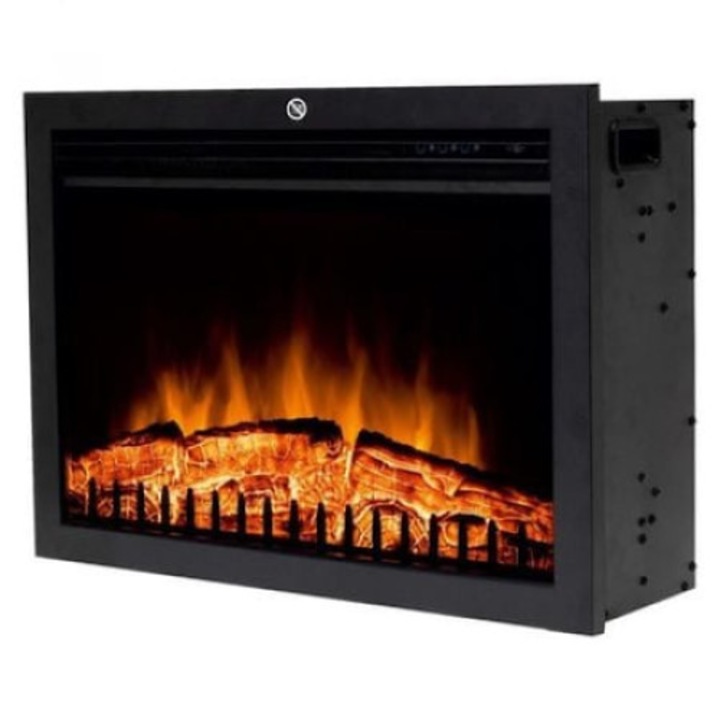 Електрическа камина Home, 2000W, 2 степени на отопление, LED пламък