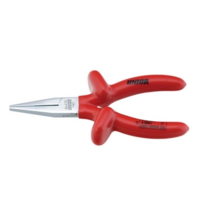 Cleste cu varfuri lungi plate izolat la 1000 V, marca Unior de 160 mm