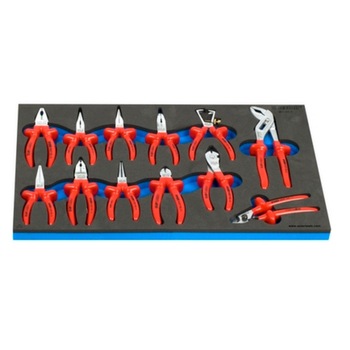 Set clesti izolati la 1000 V in modul SOS, marca Unior compus din 12 piese Set clesti izolati la 1000 V in modul SOS, marca Unior compus din 12 piese