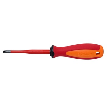 Surubelnita plata, in cruce PH 1, SLIM, VDE TBI, marca Unior cu lama izolata Surubelnita plata, in cruce PH 1, SLIM, VDE TBI, marca Unior cu lama izolata