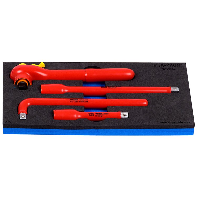 Set de accesorii izolate la 1000 V in modul SOS, marca Unior compus din 4 piese