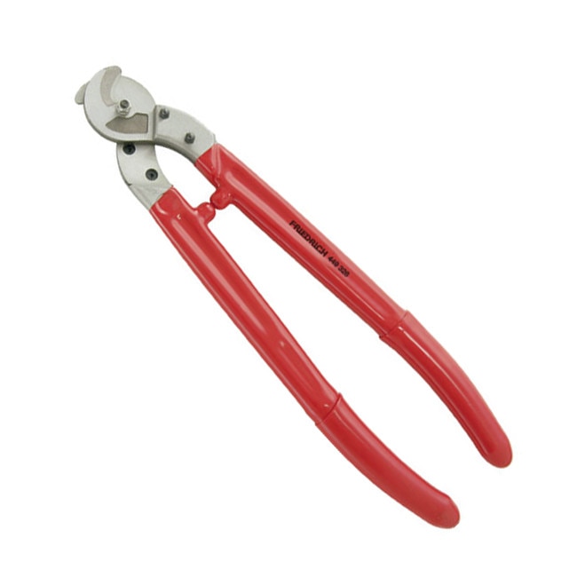 Cleste pentru taiat cabluri Friedrich izolat la 1000V de 320 mm cu falci interschimbabile