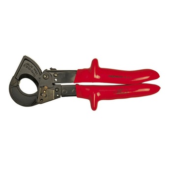 Cleste cu clichet de 250 mm Friedrich izolat la 1000 V pentru taiat cabluri Cleste cu clichet de 250 mm Friedrich izolat la 1000 V pentru taiat cabluri