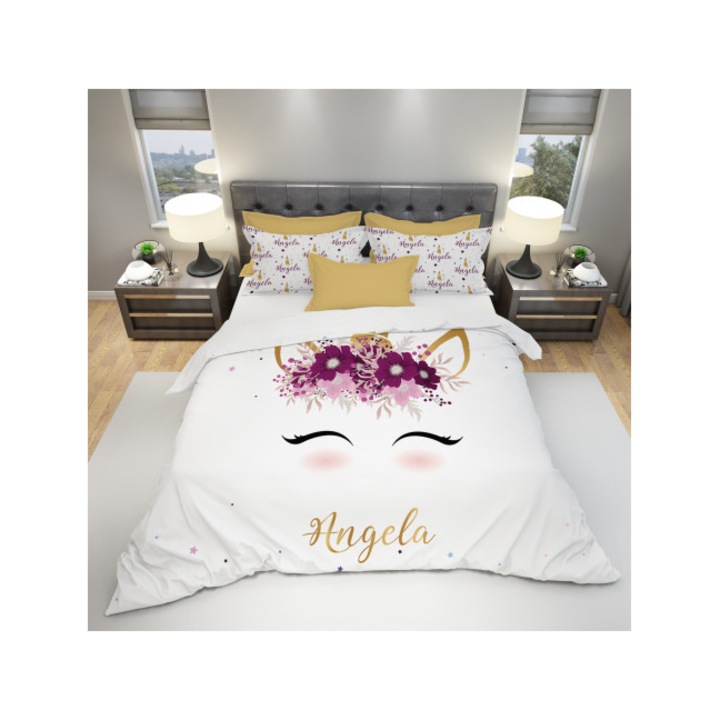 Спален Комплект Intermatrak Nicole Taneff G1322, Памучен Сатен, Единично Легло, Без Чаршаф