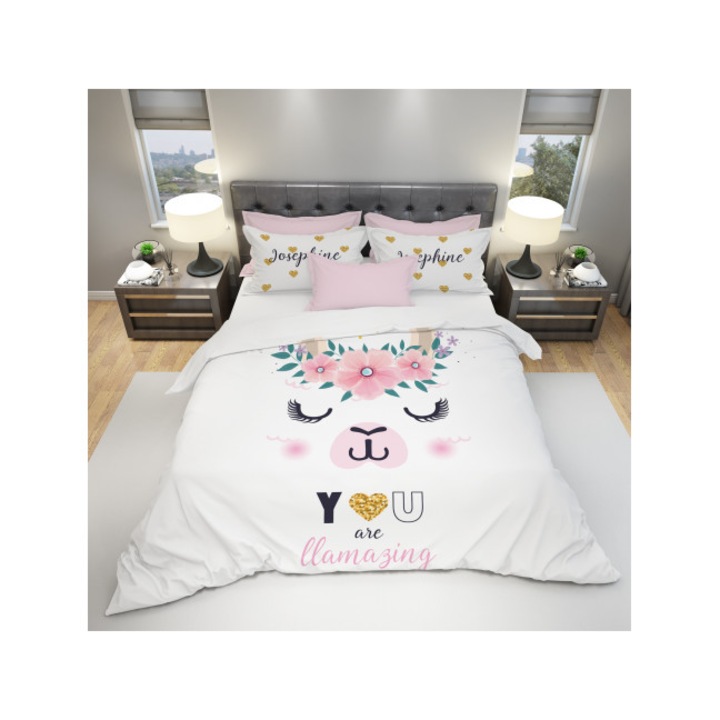 Спален Комплект Intermatrak Nicole Taneff G1323, Памучен Сатен, Малка Спалня, Без Чаршаф