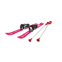 Set schiuri + bete copii, culoare roz, 70 cm